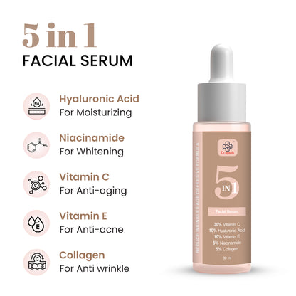 Dr.Sparsh 5in1 Daily Repair Facial Serum-Hydrate, Brighten, and Rejuvenate Your Skin  (30 ml)(All Skin Problem One Solution)