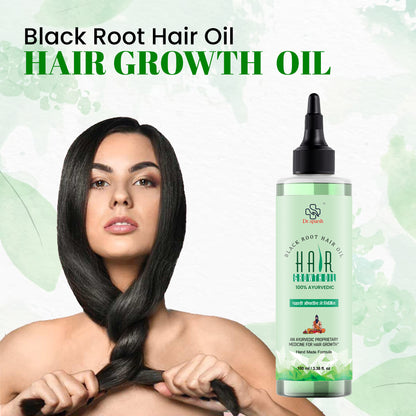 Dr.Sparsh Black Root Natural Black Hair Oil 100 ml Hair Growth | Hair Fall Control | Anti Dandruff