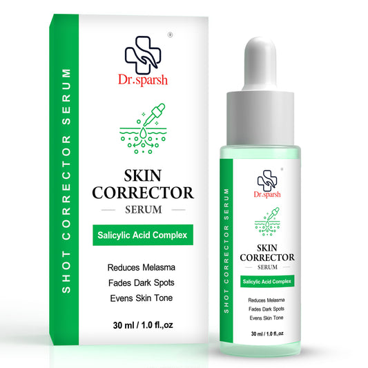 Dr.Sparsh Skin Corrector 2% Alpha Arbutin Serum for Pigmentation & Dark Spots Removal | Anti-pigmentation Face Serum with Hyaluronic Acid to Remove Blemishes, Acne Marks & Tanning | 30 ml